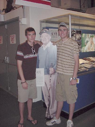 Lee & Scotty with Bob Hope