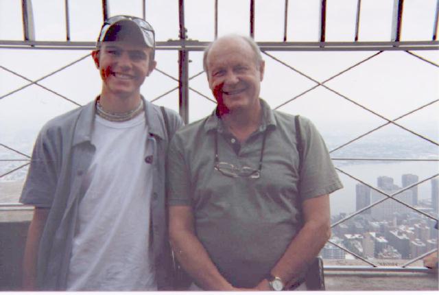 Scotty and Jim on the  Empire State Building