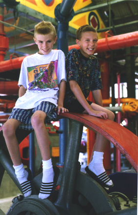 Picture of Scotty and Lee at Seattle Iron Works